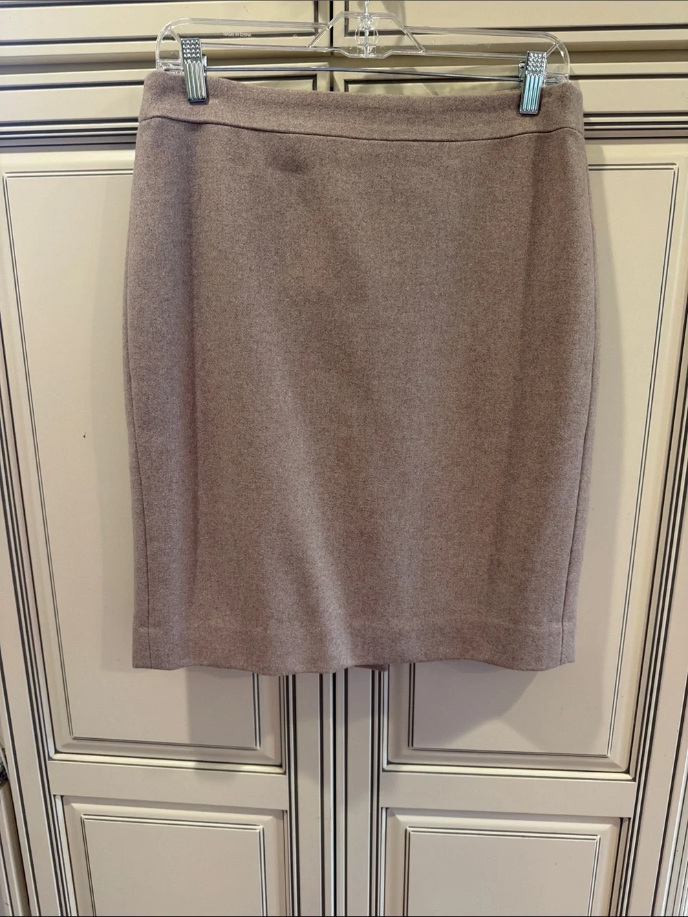 J Crew Classic Taupe Pencil Skirt - Women's